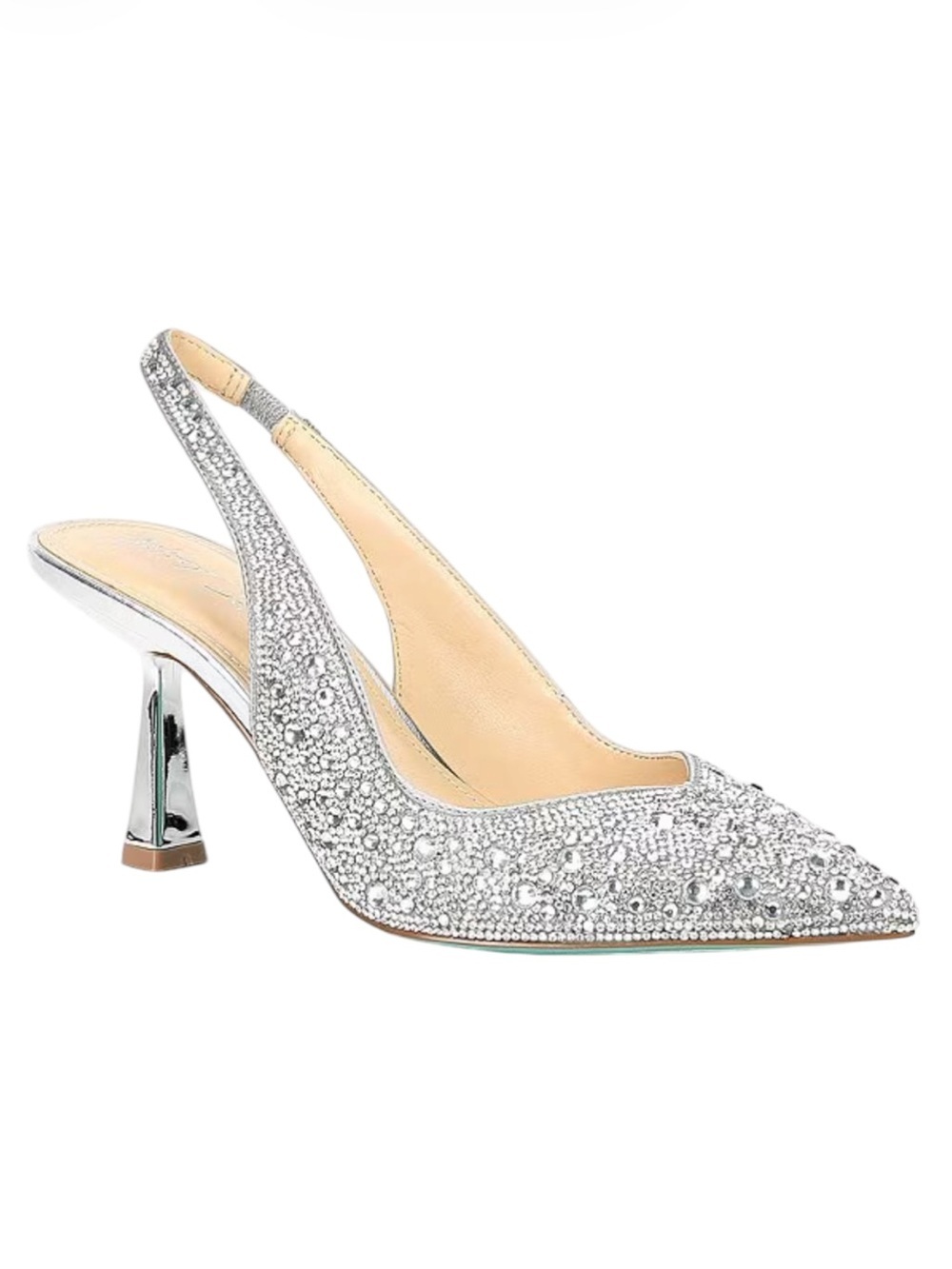Betsey Johnson Clark Rhinestone Slingback Pump Size 9 NEW
